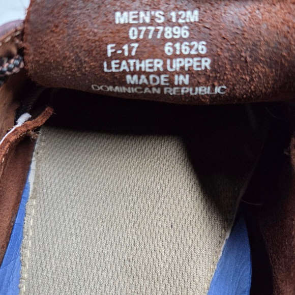 Sperry Top-Sider Mens Leather Boat Shoes Brown 12M 2 Eye 0777896 - Picture 7 of 12